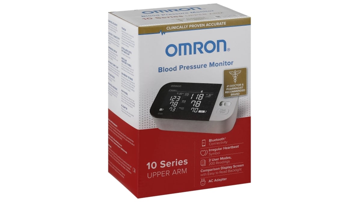 Omron 10 Series Wireless Upper Arm Blood Pressure Monitor Delivery