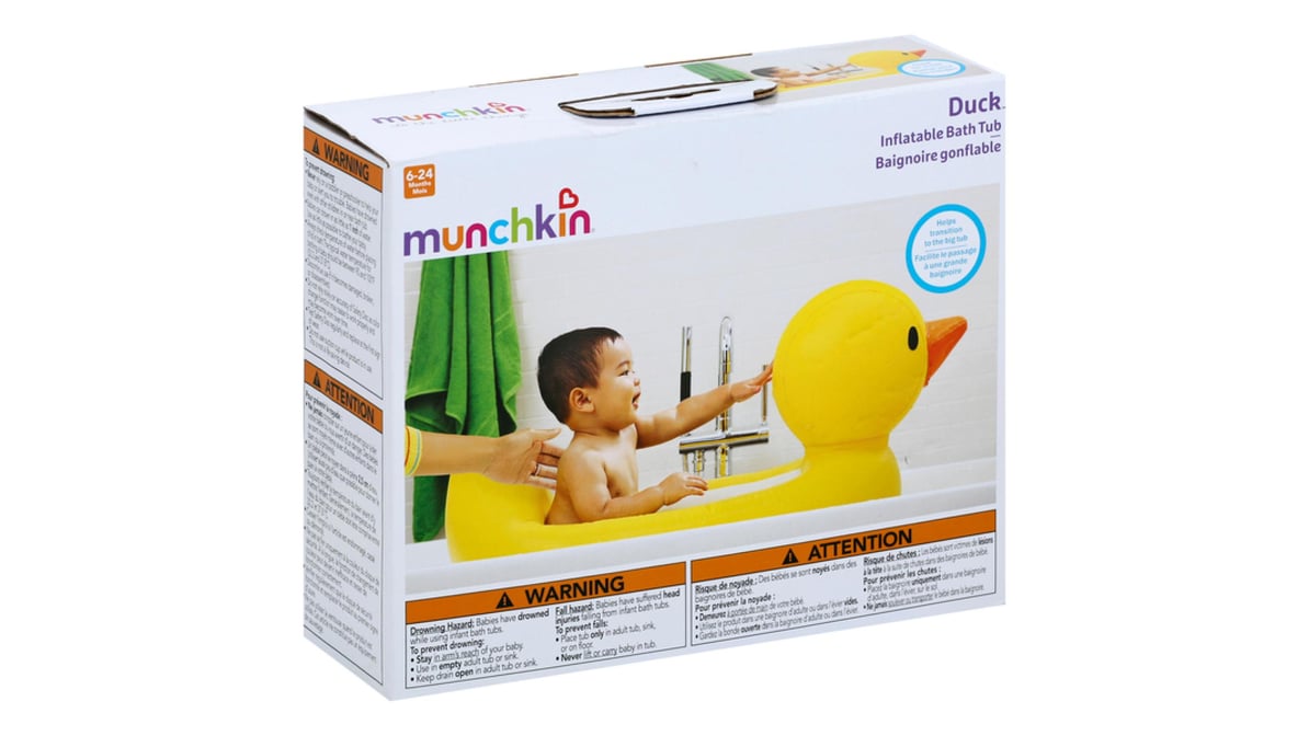 Munchkin inflatable fashion duck tub