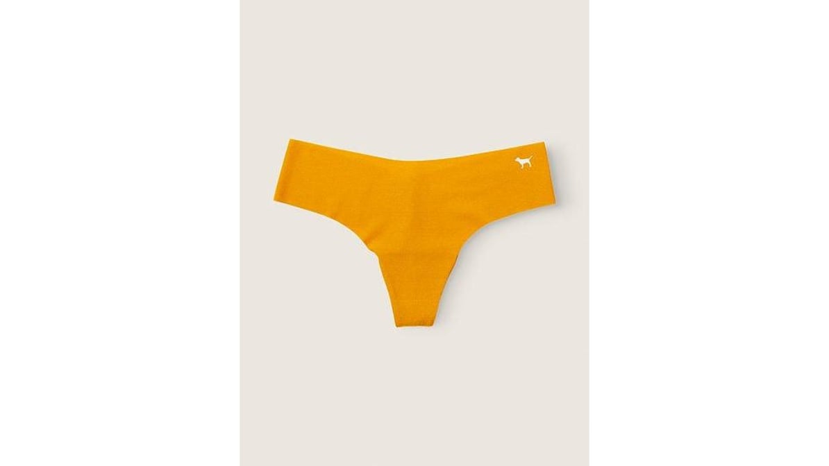 Pink Golden Mustard No-Show Thong Panty (S) | Delivery Near Me - Doordash