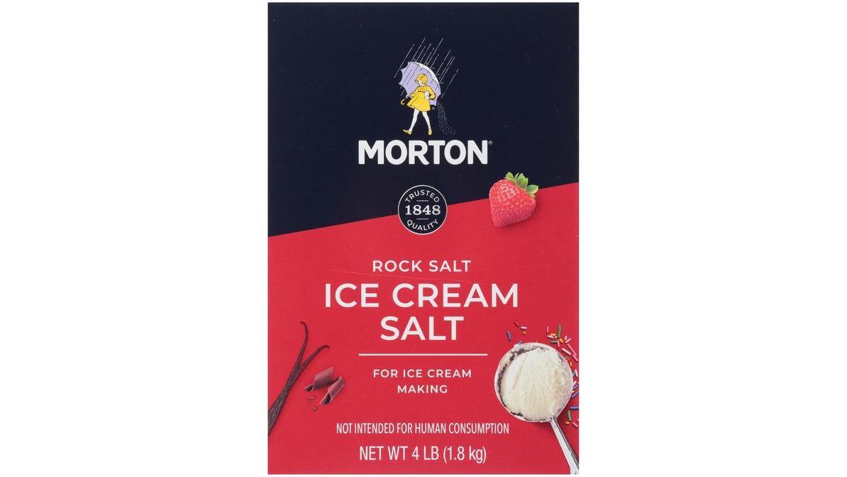 Morton Ice Cream Rock Salt (4 lb) Delivery - DoorDash