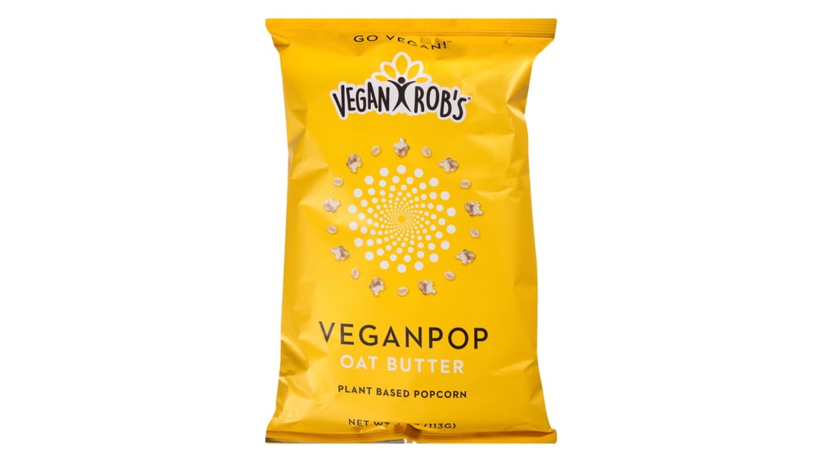 Vegan Rob's Vegan Pop Oat Butter Popcorn (4 oz) | Delivery Near Me ...