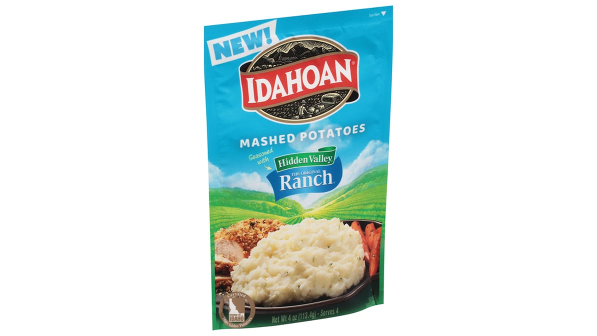 Idahoan Mashed Potatoes Four Cheese Family Size (8 oz) Delivery - DoorDash