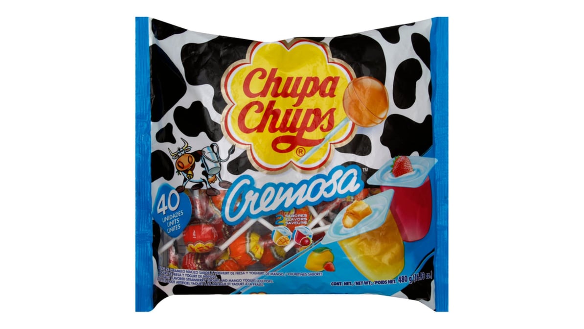 Chupa Chups Lollipops Cremosa (40 ct) | Delivery Near Me - Doordash