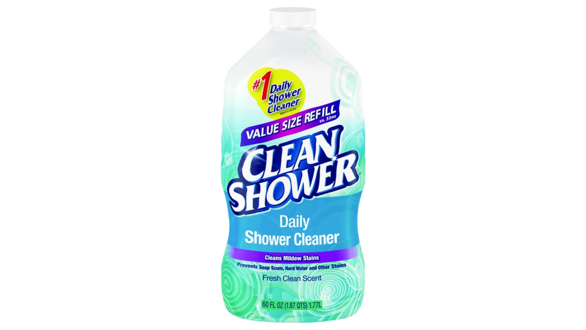 Clean Shower Fresh Clean Scent Daily Shower Cleaner Refill, 60oz