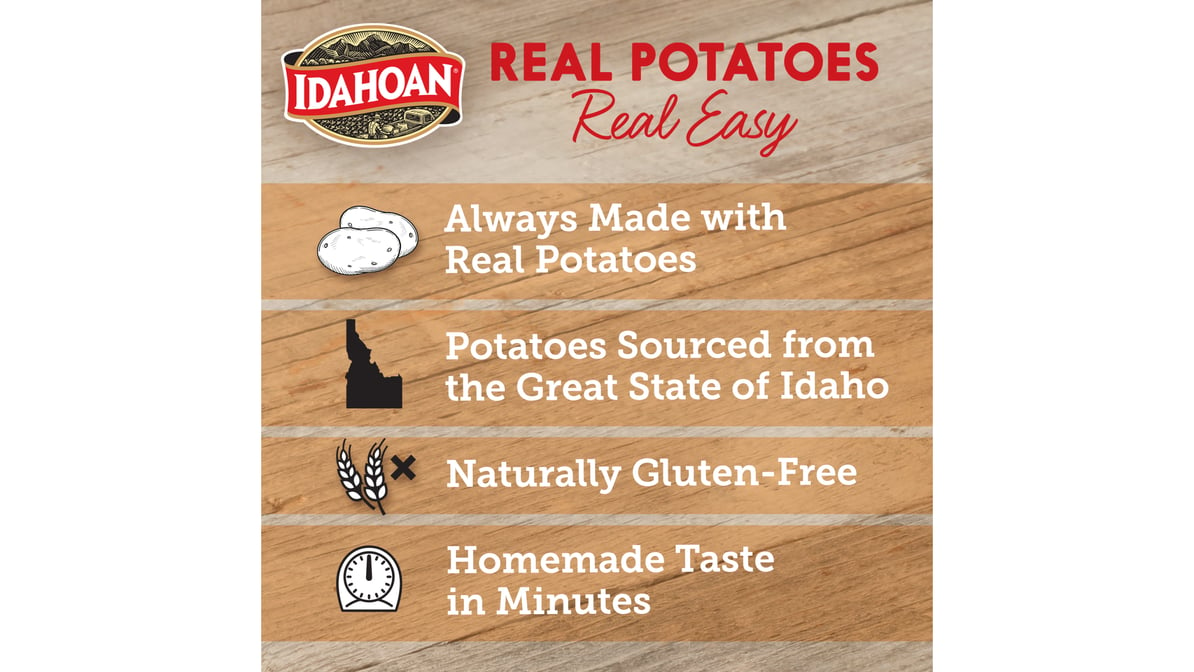 Idahoan Mashed Potatoes, Baby Reds, Family Size