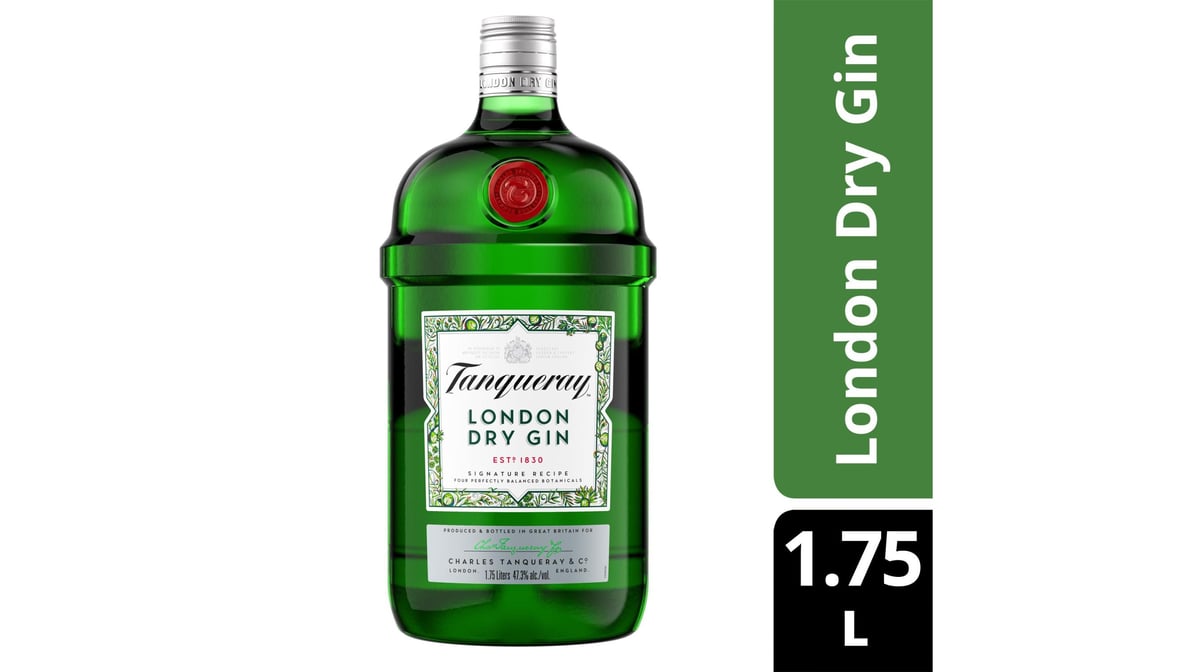 Tanqueray 94.6 Proof London Dry Gin Bottle (1.75 L) | Delivery Near Me