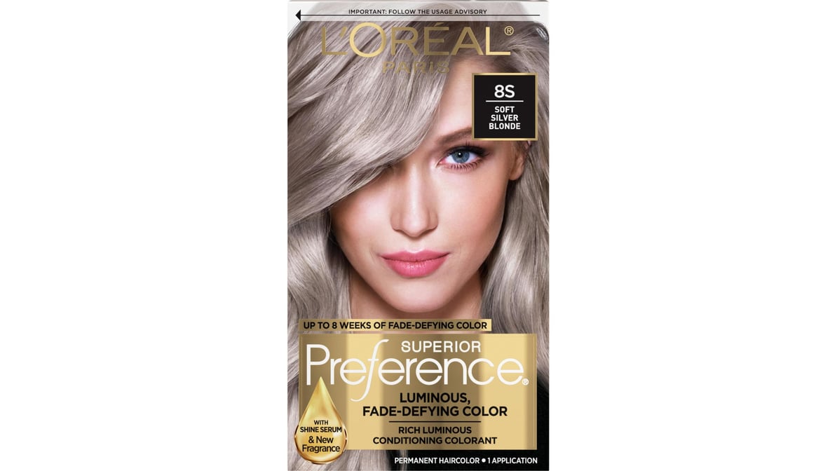 L'Oreal Paris Superior Preference 8S Soft Silver Blonde Permanent