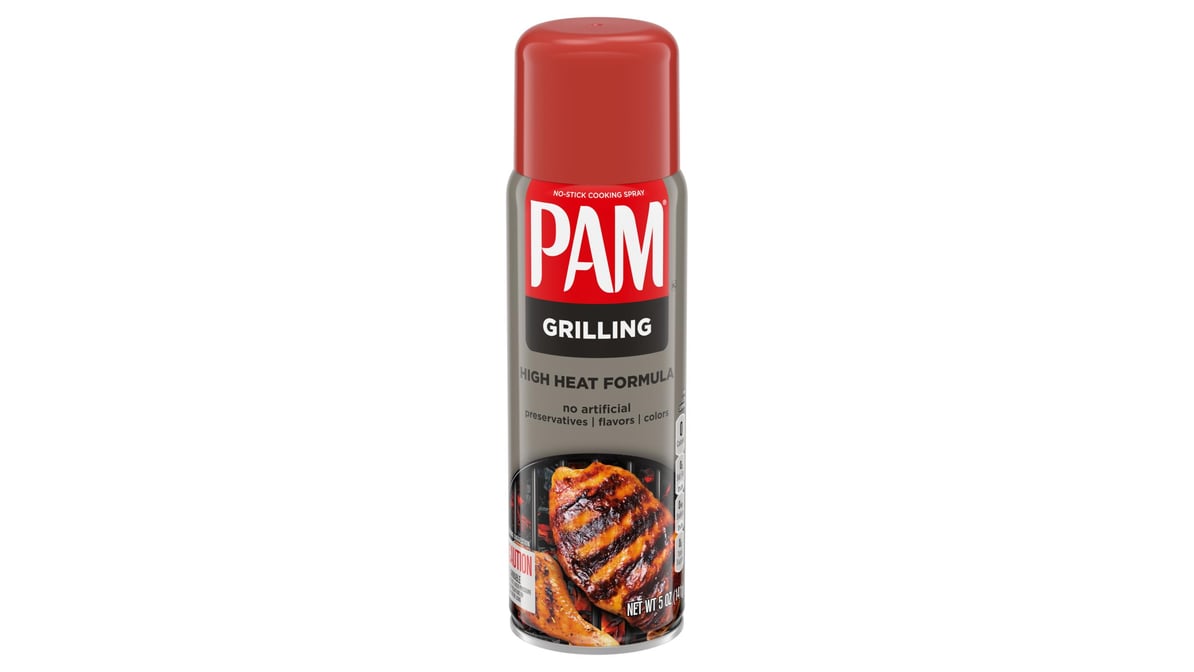 Pam Cooking Spray, Grilling, No-Stick - 5 oz