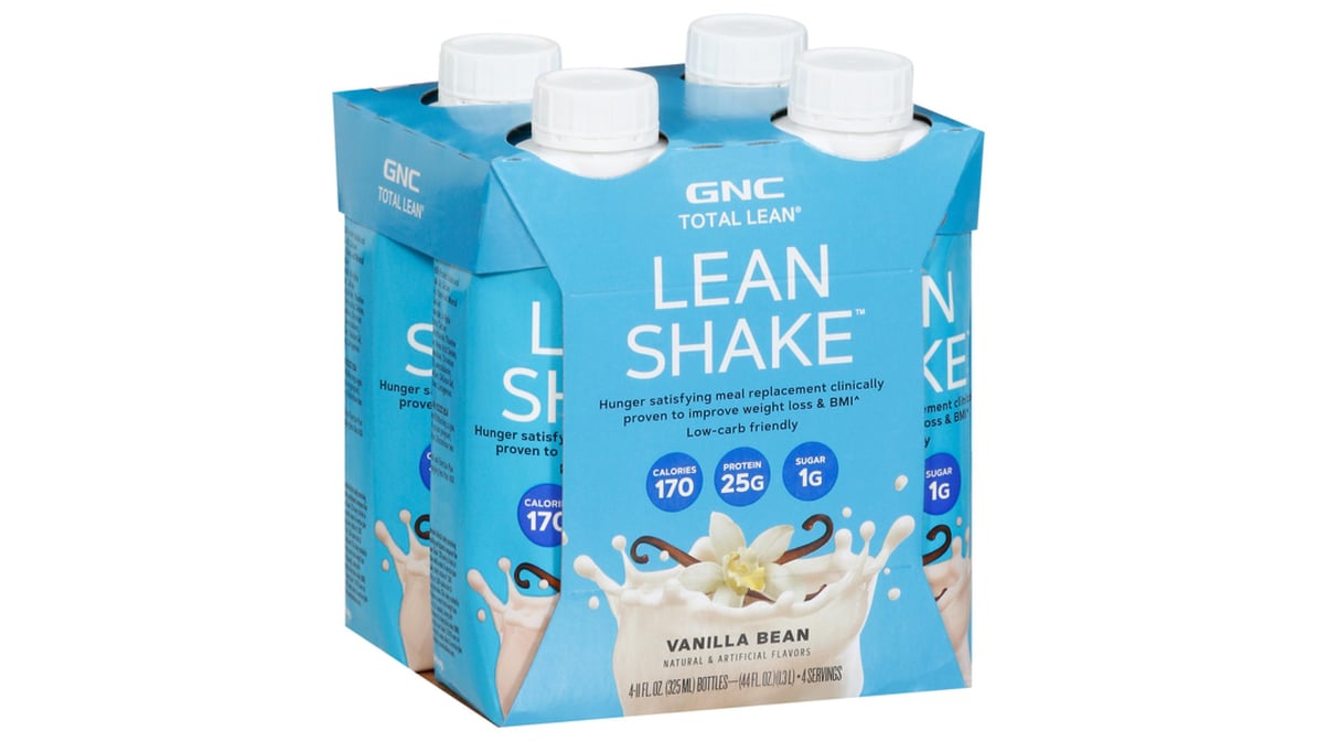 Calories in Lean Shake, Vanilla Bean from GNC