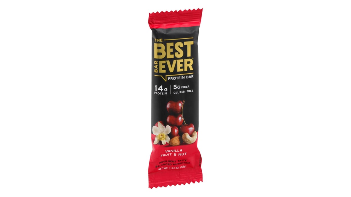 Best Bar Ever Protein Bar Vanilla Fruit and Nut (1.94 oz) | Delivery Near  Me - Doordash