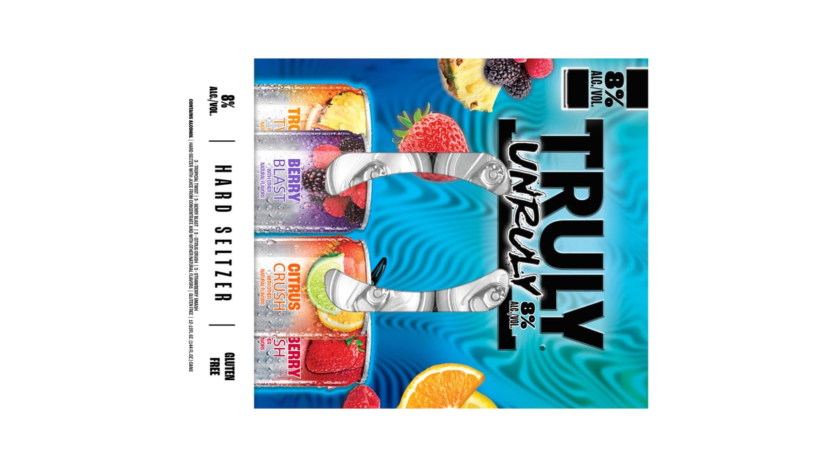 Truly Unruly Variety Pack Hard Seltzer Cans (12 oz x 12 ct) | Delivery ...