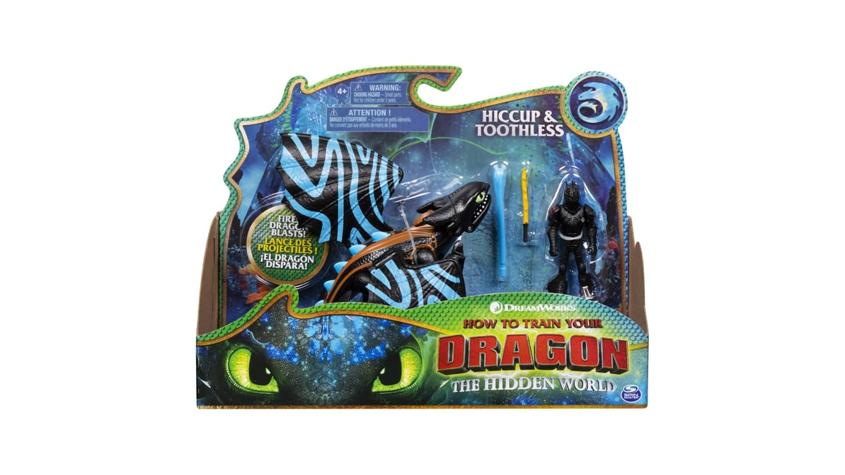 Dreamworks Dragons Toothless and Hiccup Toys Kids 4 and Up | Delivery ...