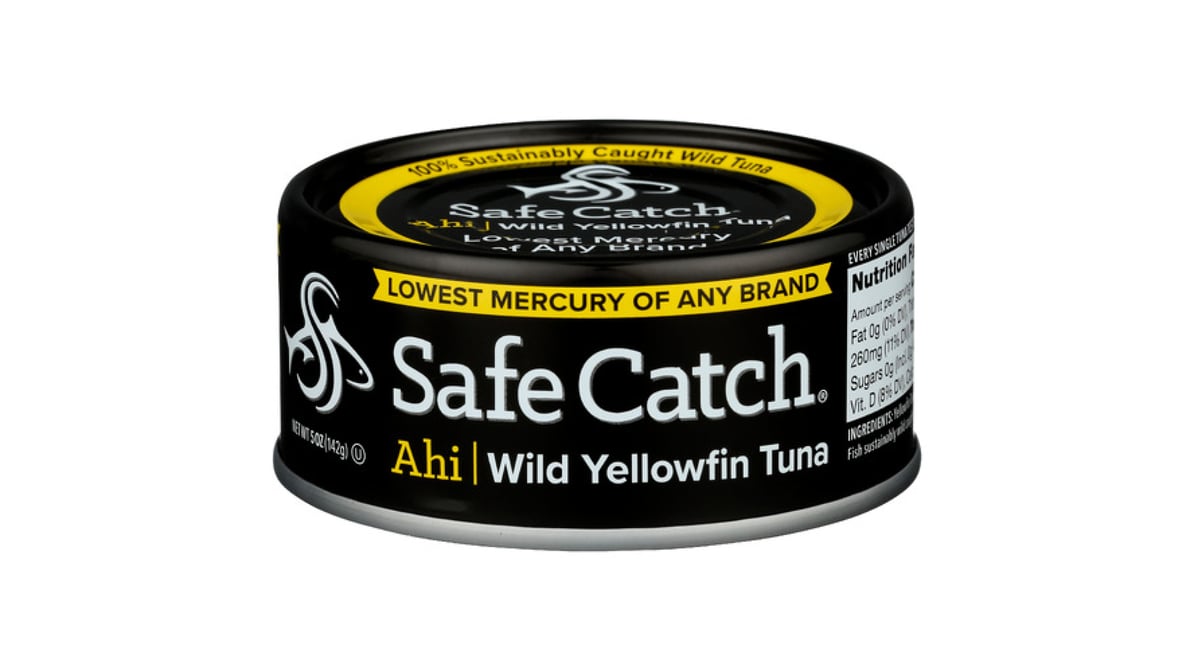 Safe Catch Ahi Tuna, Yellowfin, Wild, Ahi - 5 oz