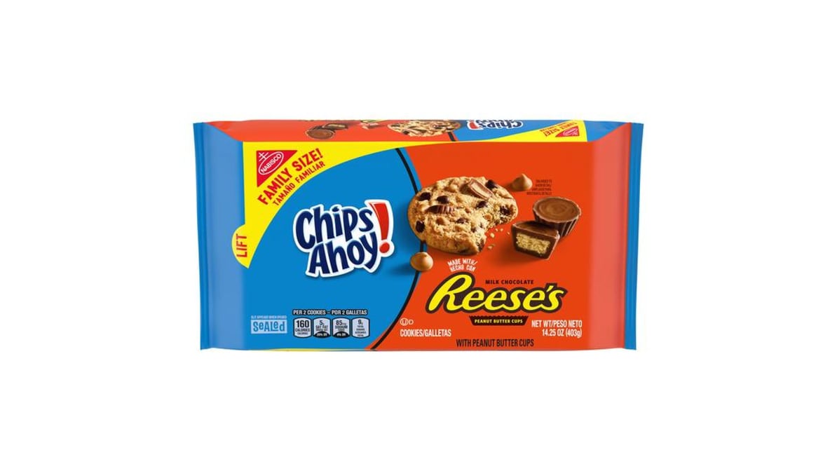 Chips Ahoy! Cookies, Reese's Peanut Butter Cups, Family Size