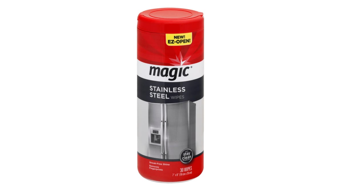 Stainless Steel Cleaning Wipes, Removes Fingerprints, Residue