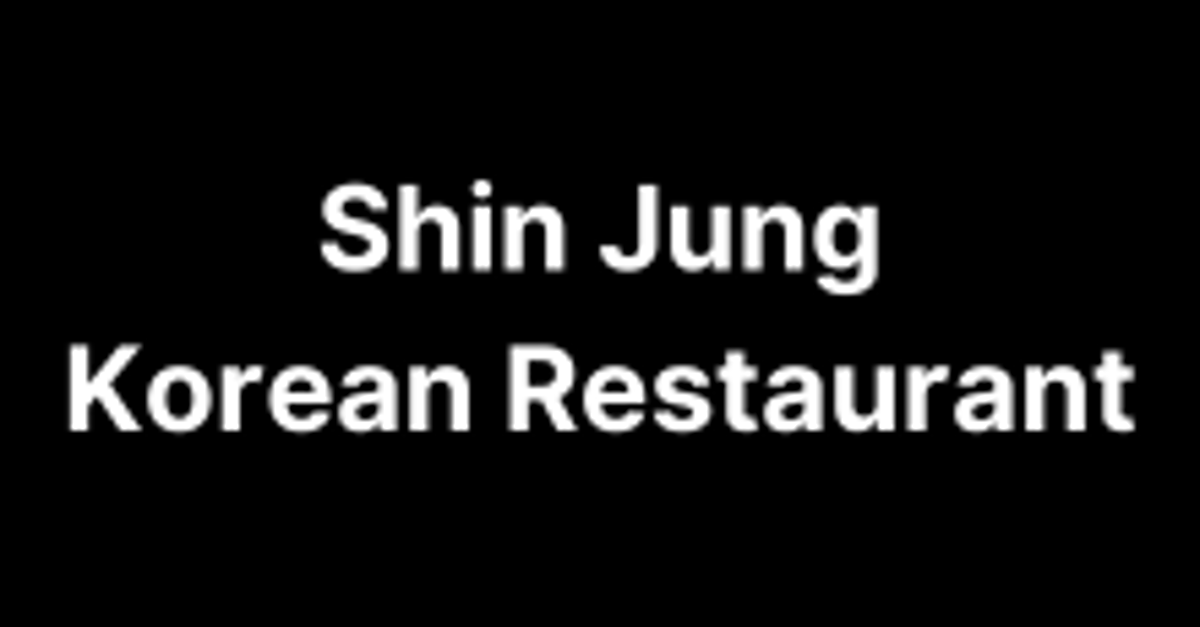 Shin Jung Korean Restaurant Orlando (E Colonial Dr)