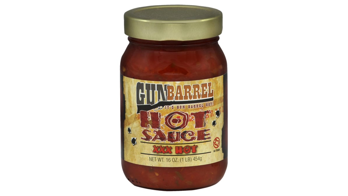 Gun Barrel Hot Sauce XXX Hot (16 oz) | Delivery Near Me - Doordash