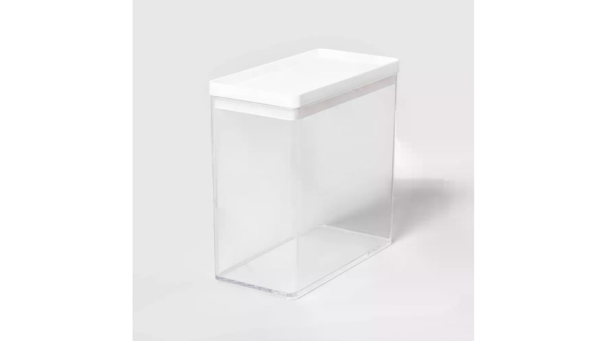 Brightroom 8 W x 4 D x 8 H Plastic Food Storage Container Clear