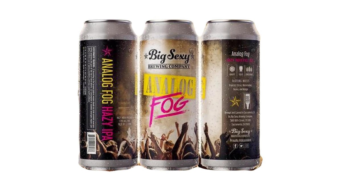 Big Sexy Analog Fog Hazy IPA Cans (16 oz x 4 ct) | Delivery Near Me -  Doordash