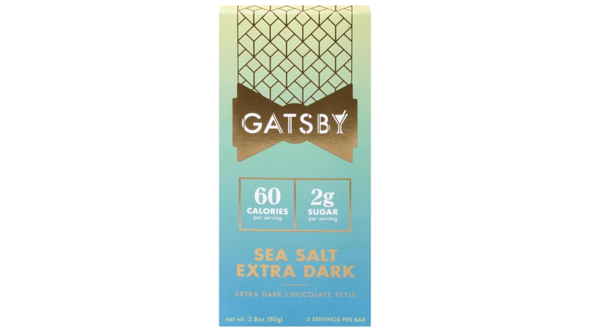 GATSBY EXTRA DARK CHOCOLATE SEA SALT