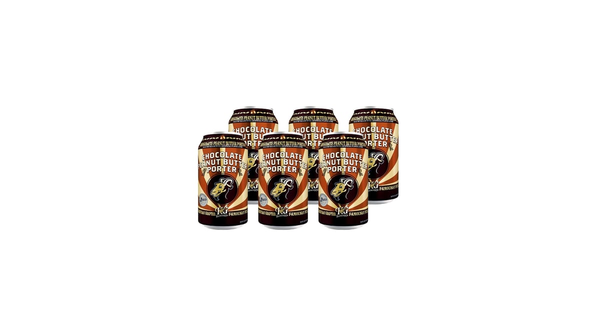 Horny Goat Brewing Co. Chocolate Peanut Butter Porter Cans (12 oz x 6 ct) |  Delivery Near Me - Doordash