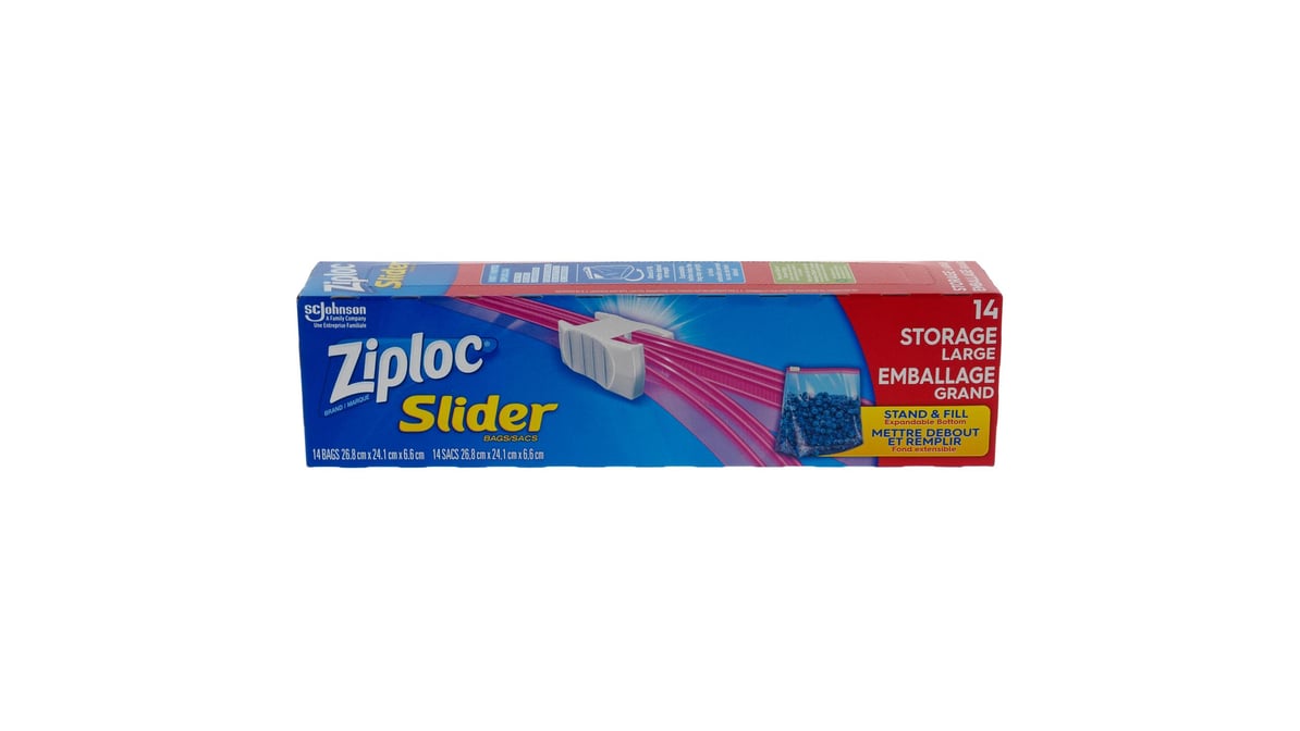 Ziploc Gallon Freezer Slider Bags (24 ct) Delivery - DoorDash