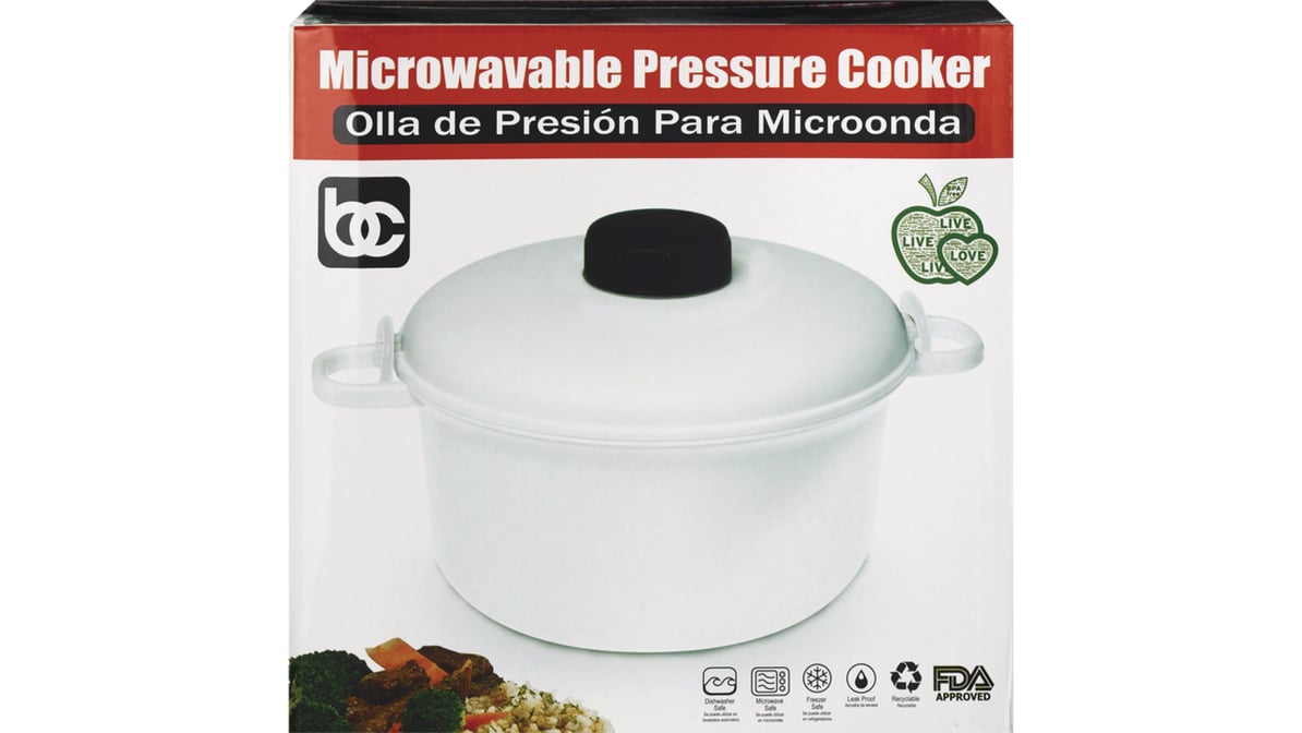 Bene Casa Plastic Microwaveable Pressure Cooker