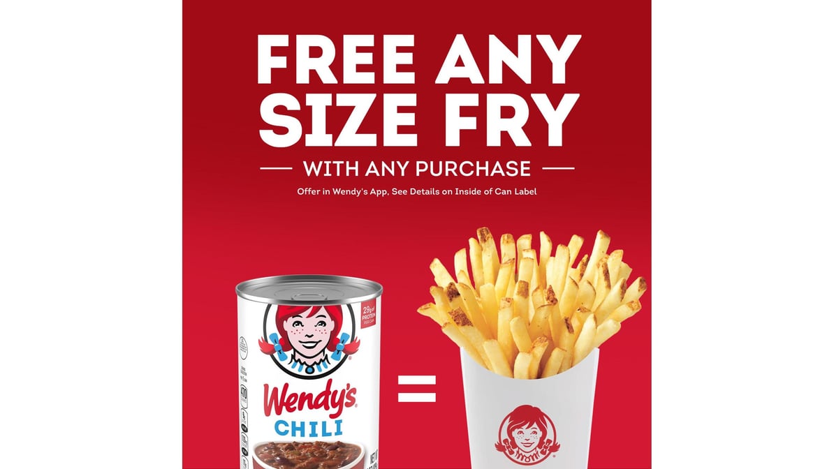 Wendy's: Free Chili with Purchase!