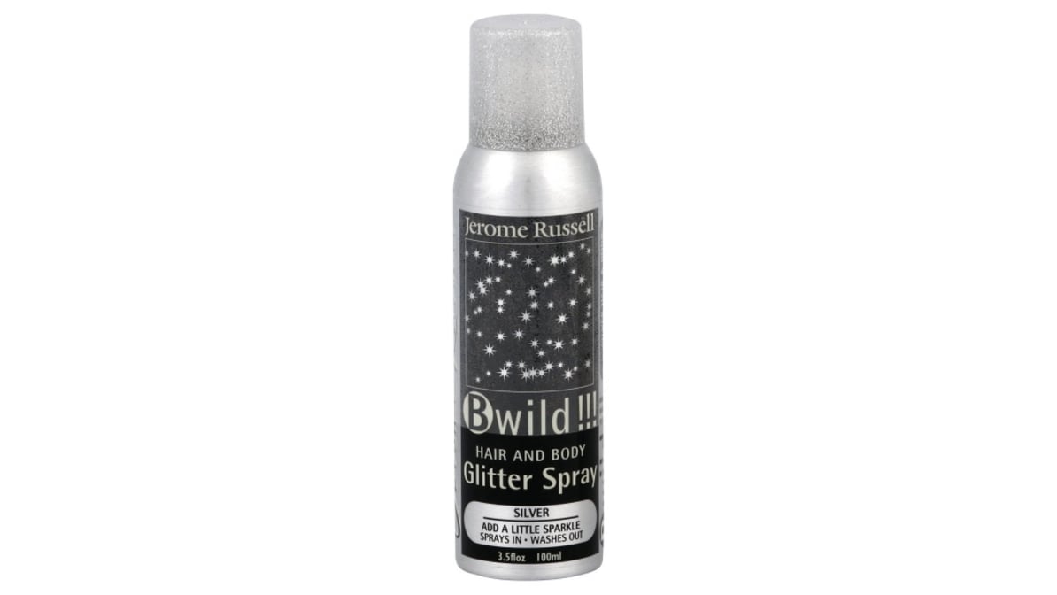Silver Glitter Body Spray 