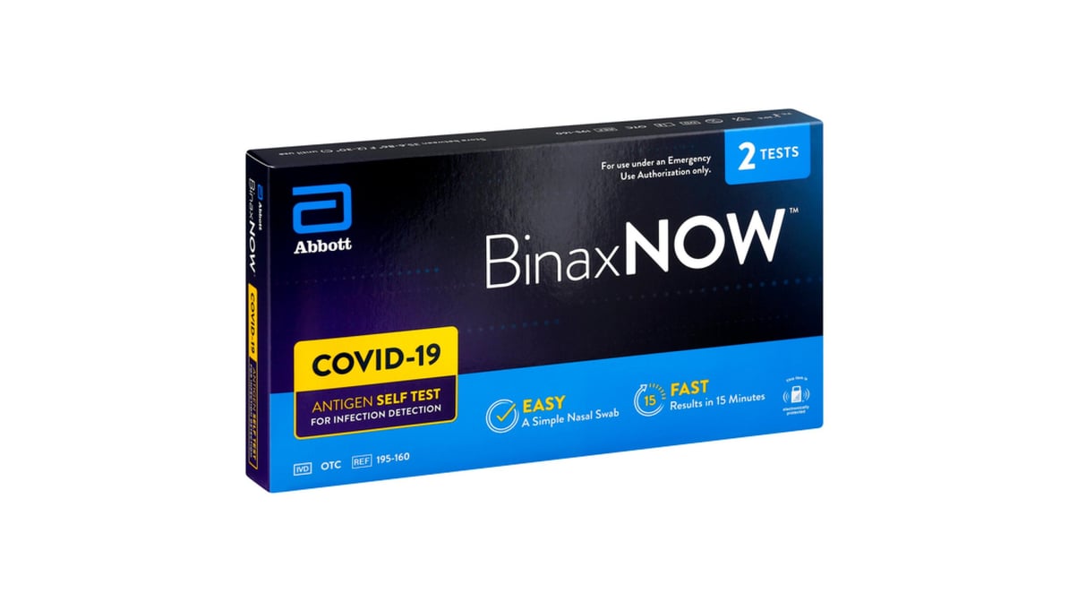 BinaxNOW COVID-19 Antigen Rapid Self-Test at Home Kit