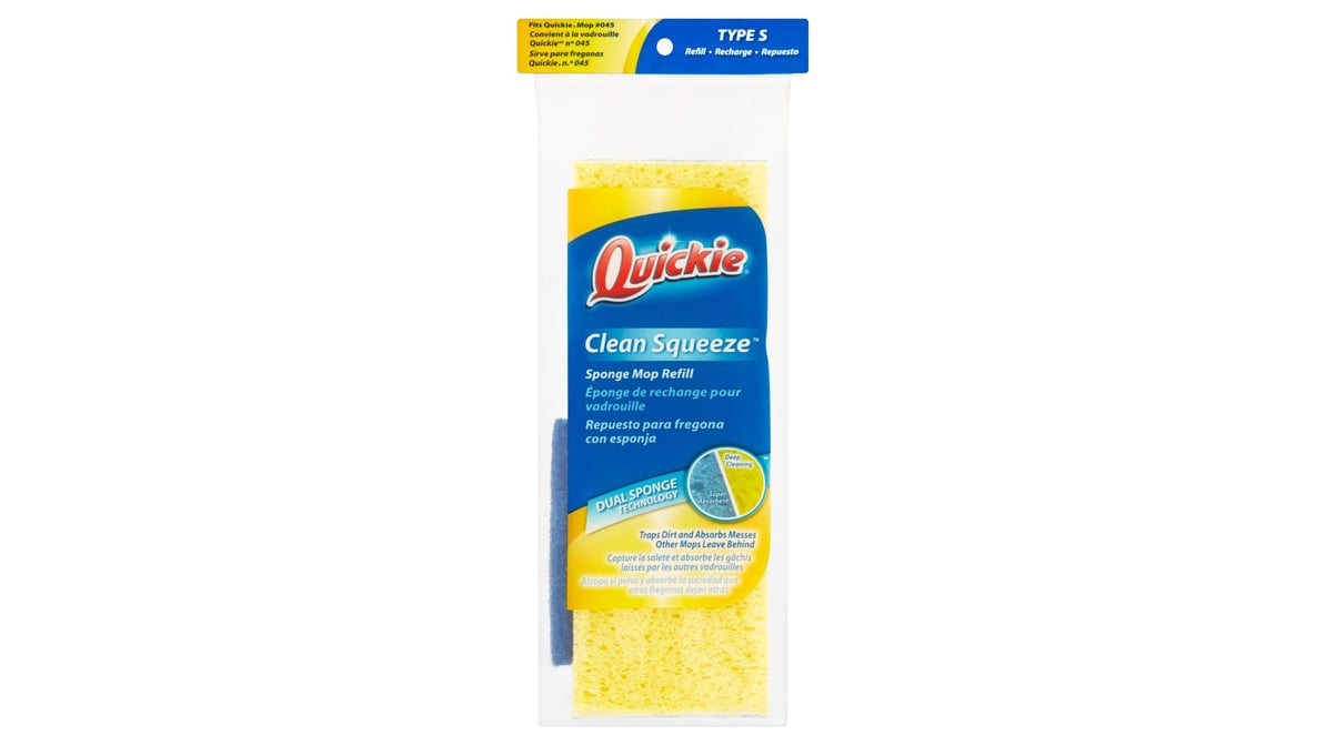 Quickie Clean Squeeze Type S Sponge Mop Refill | Delivery Near Me - Doordash