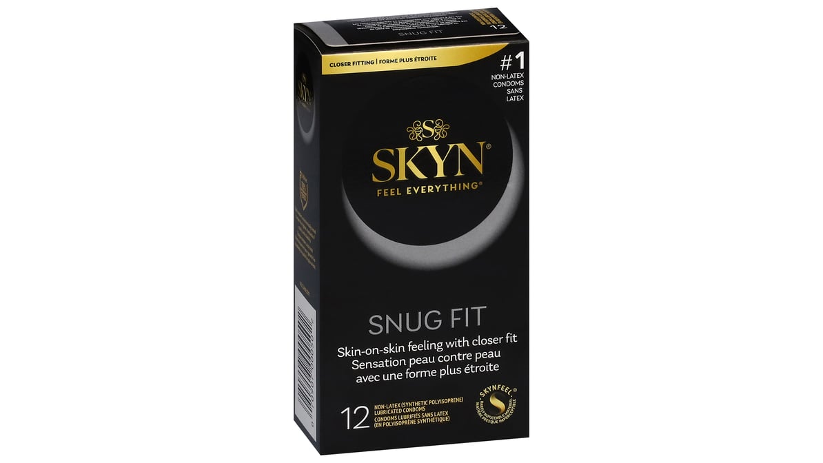 Skyn Feel Everything Snug Fit Non-Latex Lubricated Condoms (12 ct) |  Delivery Near Me - Doordash