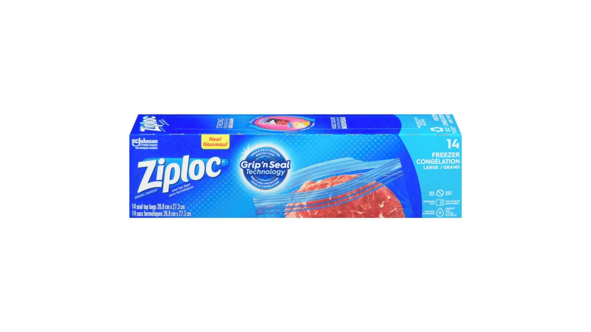 Ziploc Grip n Seal Technology Quart Storage Bags (80 ct) Delivery - DoorDash