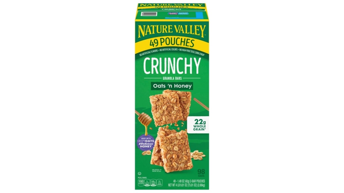 Nature Valley Oat & Honey Cereal Bars 42 g — buy with delivery from Yango  Deli