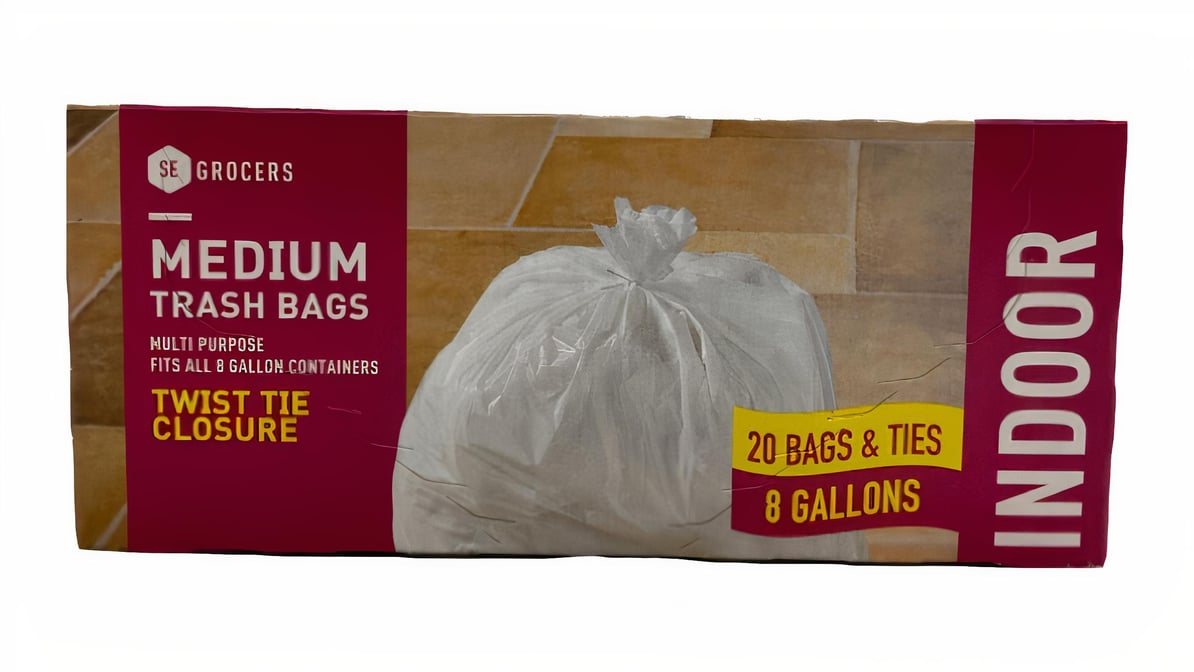 Southeastern Grocers Medium Indoor Trash Bags (20 ct) Delivery