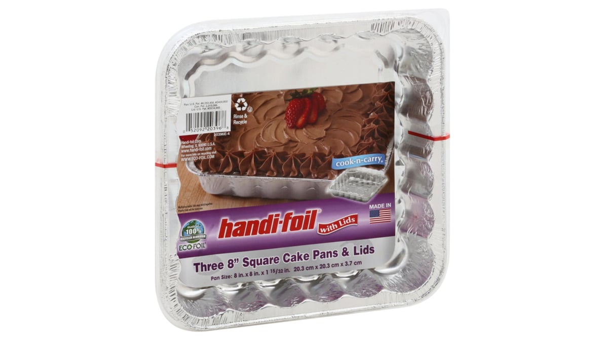 Handi-Foil 1 lb. Mini Aluminum Foil Loaf/Bread Pan -Disposable Baking Tin  100/PK
