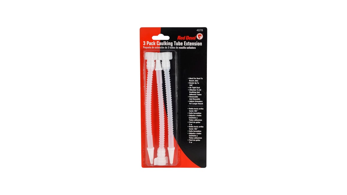 Red Devil Clear Caulking Tube Extension (3 ct) | Delivery Near Me - Doordash