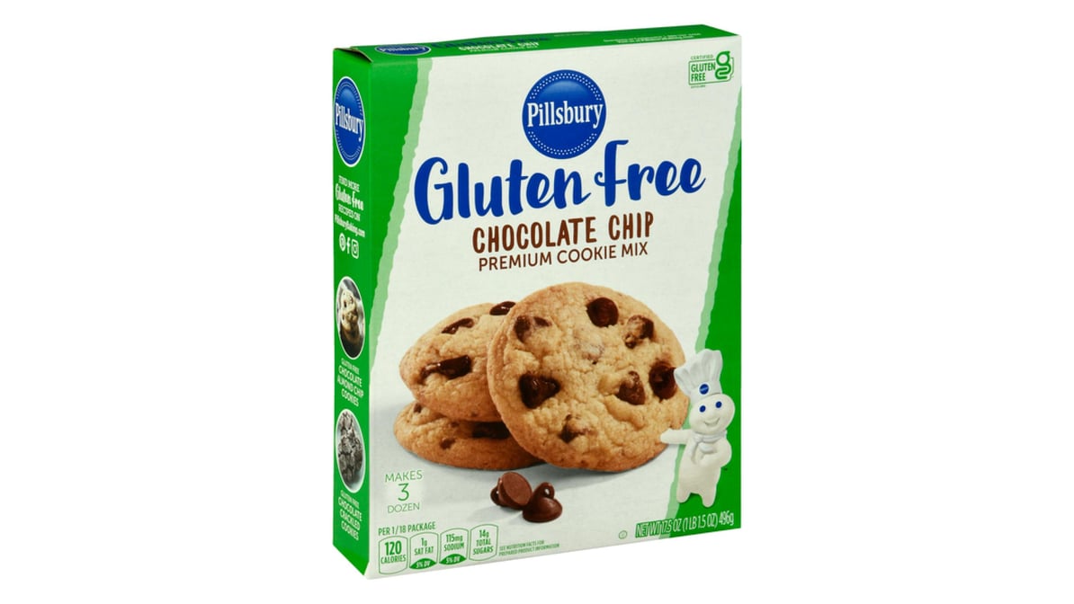 Pillsbury Cookie Mix, Premium, Gluten Free, Chocolate Chip - 17.5 oz