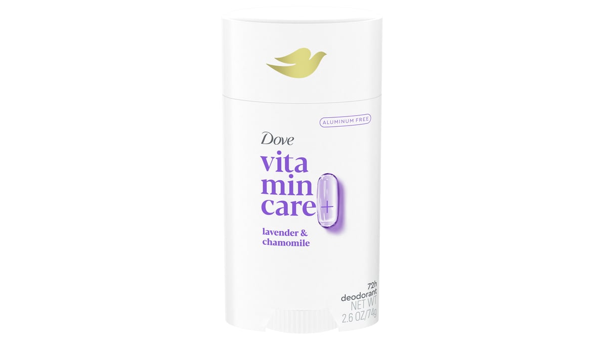 Dove VitaminCare + Deodorant Stick Women's Aluminum Free Lavender ...