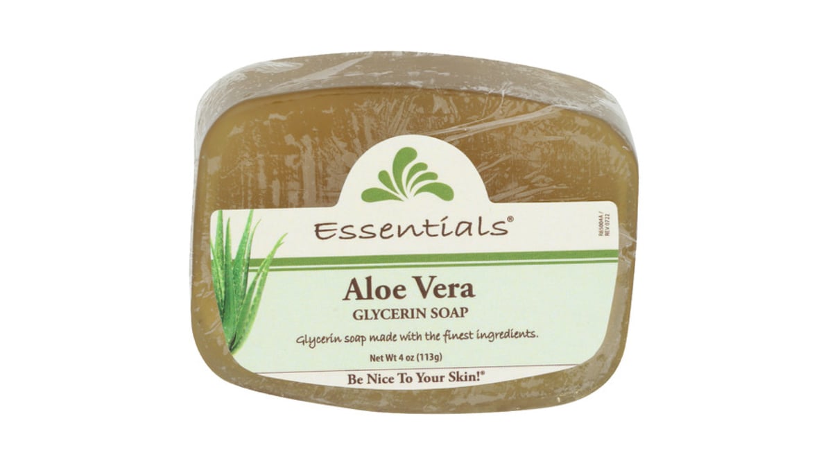 Clearly Natural Essentials Aloe Vera Glycerin Soap, 4 oz