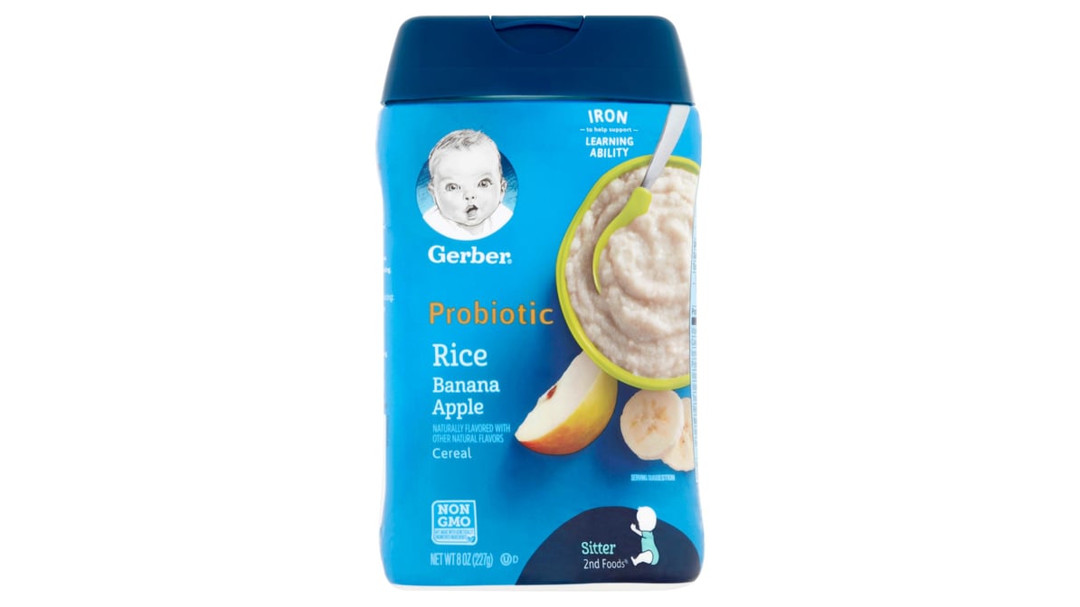 Gerber probiotic shops cereal