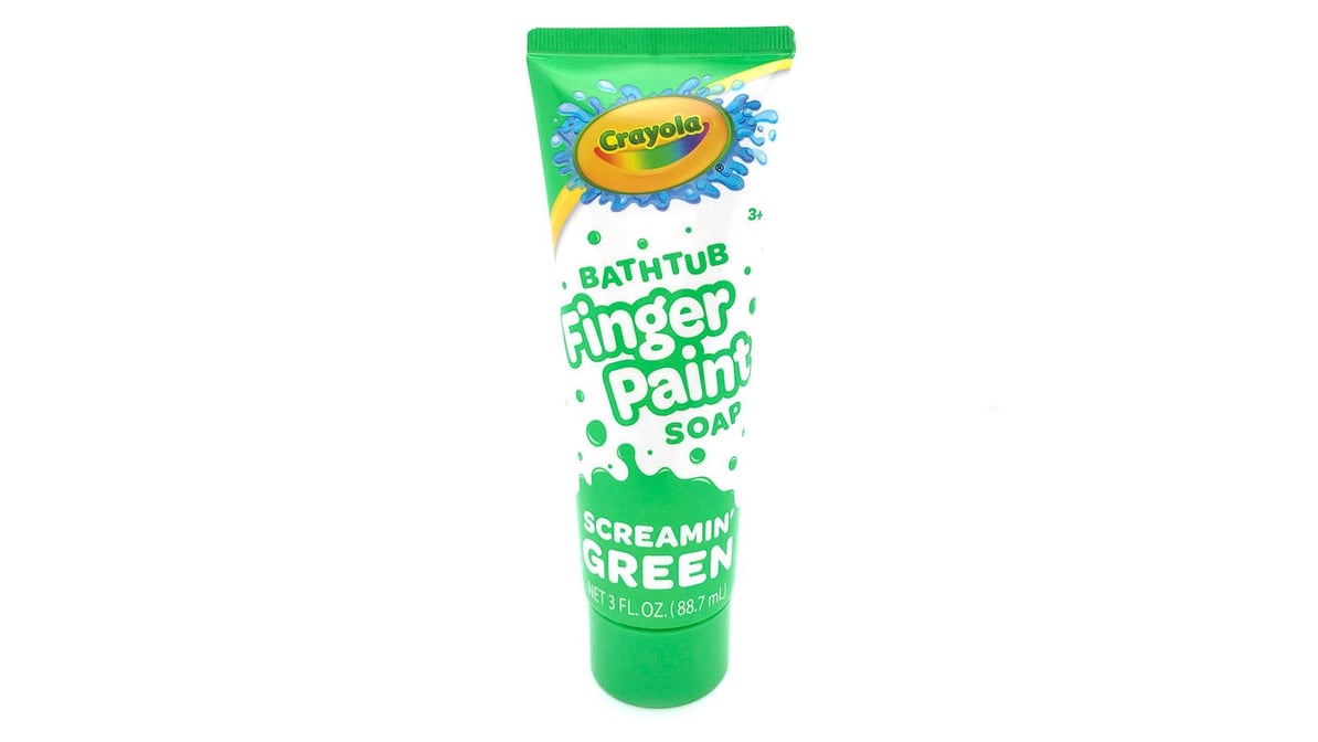 Crayola Bathtub Finger Paint Soap - Screamin' Green