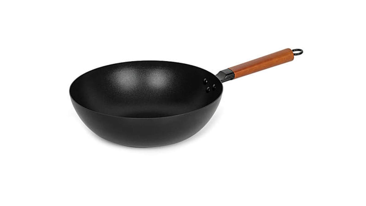 Real Living 12.5 Non-Stick Carbon Steel Wok