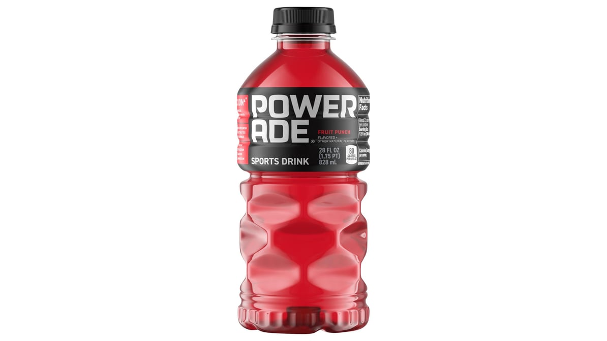 POWERADE Fruit Punch Bottle, 28 fl oz