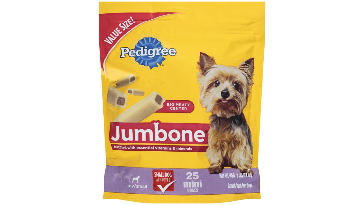 Jumbone shops mini pedigree