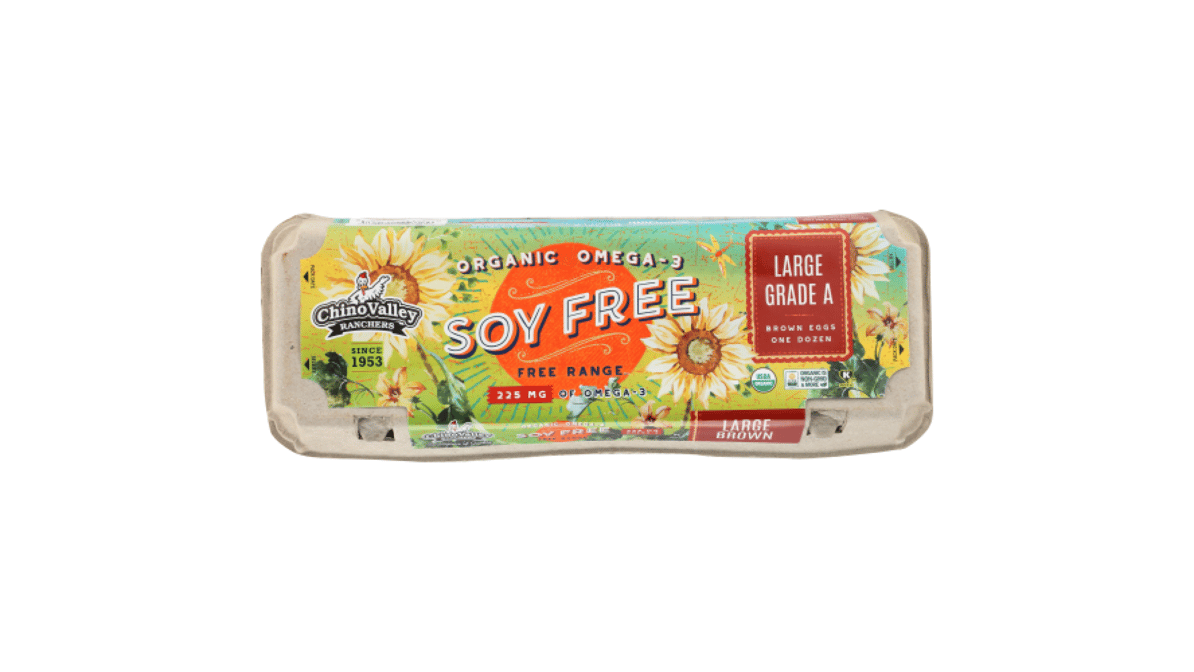 Soy-Free Large Brown Eggs