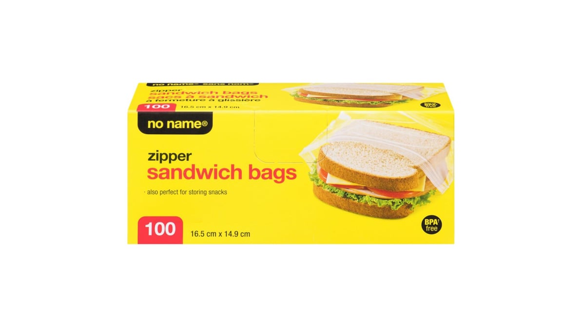 Zipper sandwich clearance bags