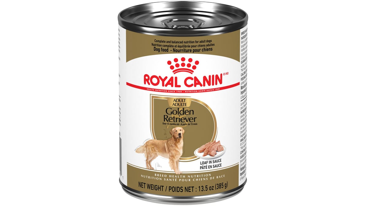 Wet fashion food for golden retrievers