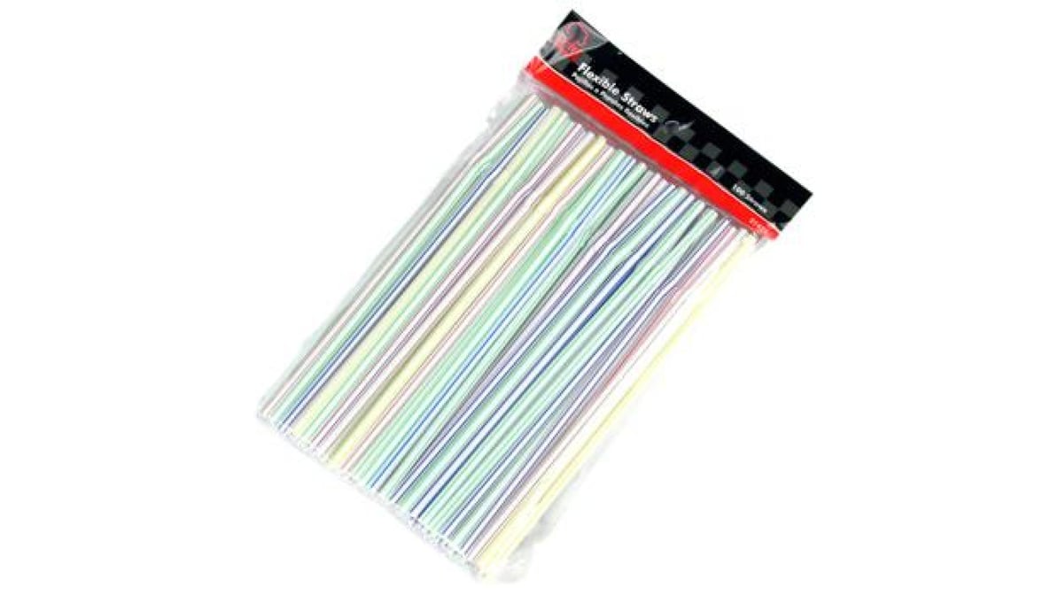 Good Cook - Flexible Disposable Straws, 100-Count