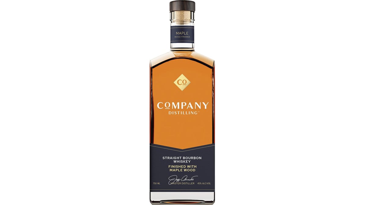 Company Distilling Maple Wood Finished Bourbon Whiskey - 750 ml